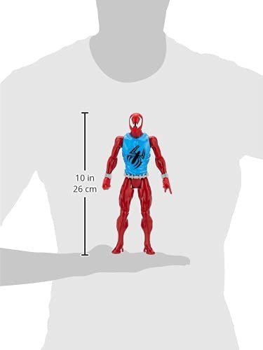 Spider-Man Marvel Titan Hero Series Blast Gear Marvel’s Scarlet Spider 12-Inch-Scale Super Hero Action Figure Toy Great Kids for Ages 4 and Up