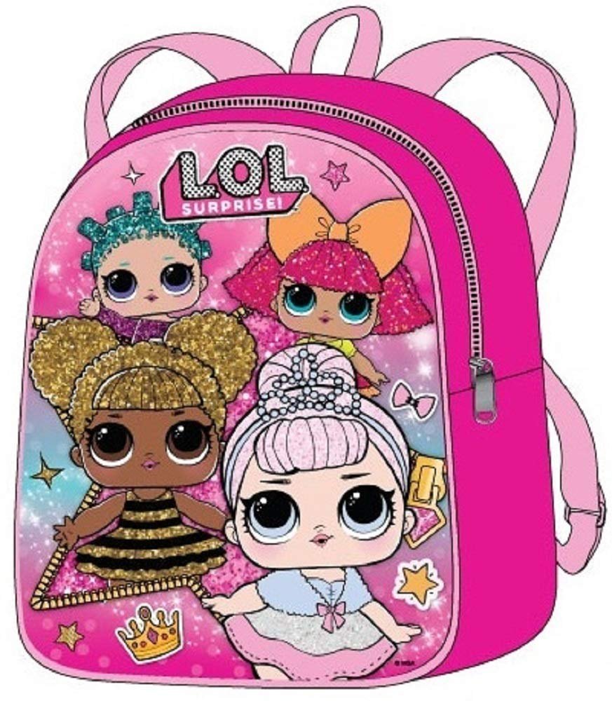 LOL Surprise Girls Backpack 12" - School Knapsack Cute