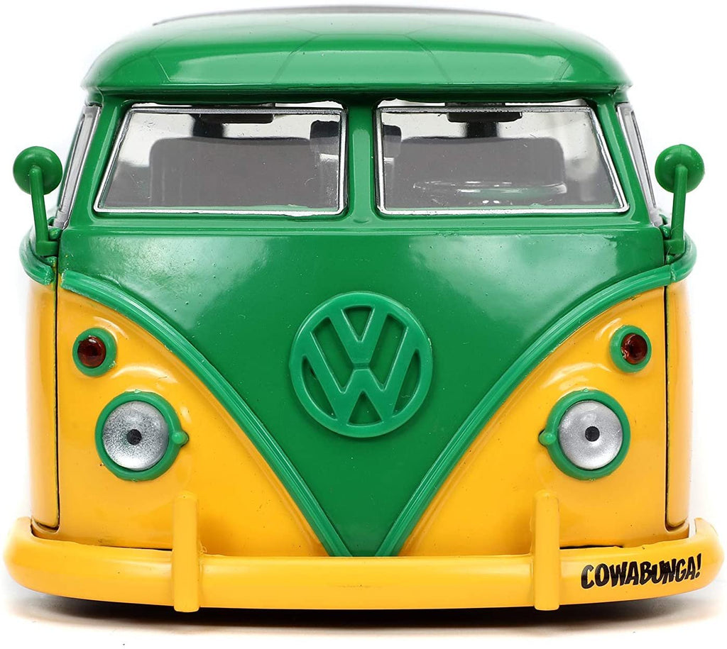 Jada 1:24 Diecast 1962 VW Bus with TMNT Leo