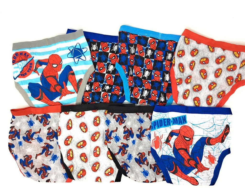 Marvel Spiderman Homecoming 8-Pack Boys Briefs Underwear