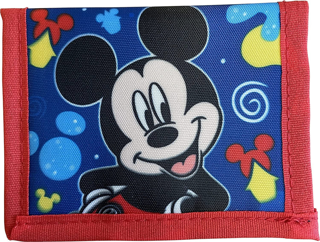 Mickey Mouse Little Boy Bifold Wallet With Zippered Pocket