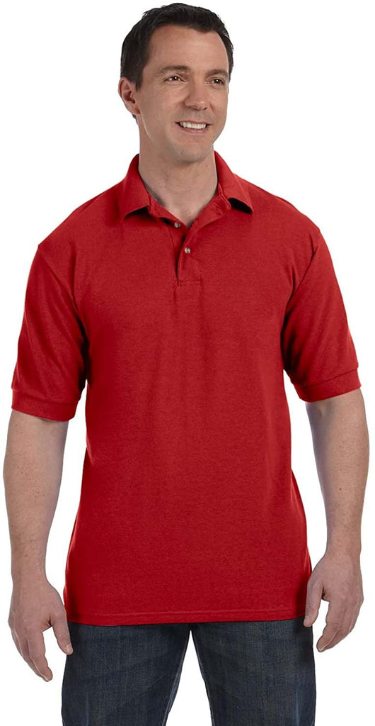 Hanes ComfortSoft - 7-Ounce Pique Knit Sport Shirt. 055X