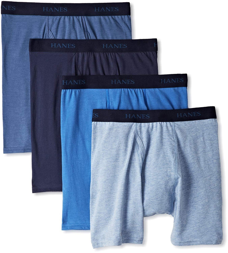 Hanes Men's 4-Pack Ultimate FreshIQ Stretch Boxer with ComfortFlex Waistband Brief - Colors May Vary