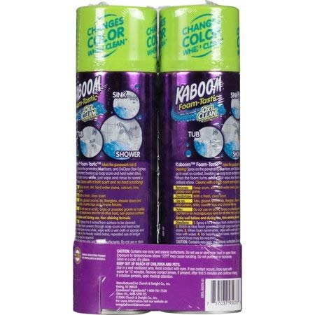 Kaboom Foam-Tastic Fresh Scent Bathroom Cleaner Twin Pack 19 oz. Aerosol Cans - (2Pack)