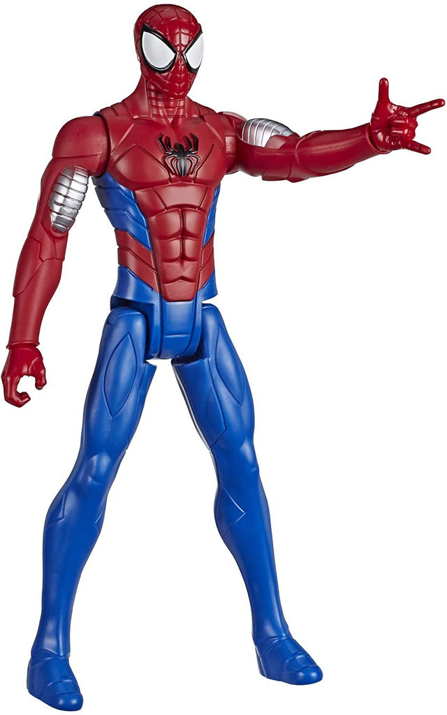 Spider-Man Marvel Titan Hero Series Villains Armored 12-Inch-Scale Super Hero Action Figure Toy Great Kids for Ages 4 and Up
