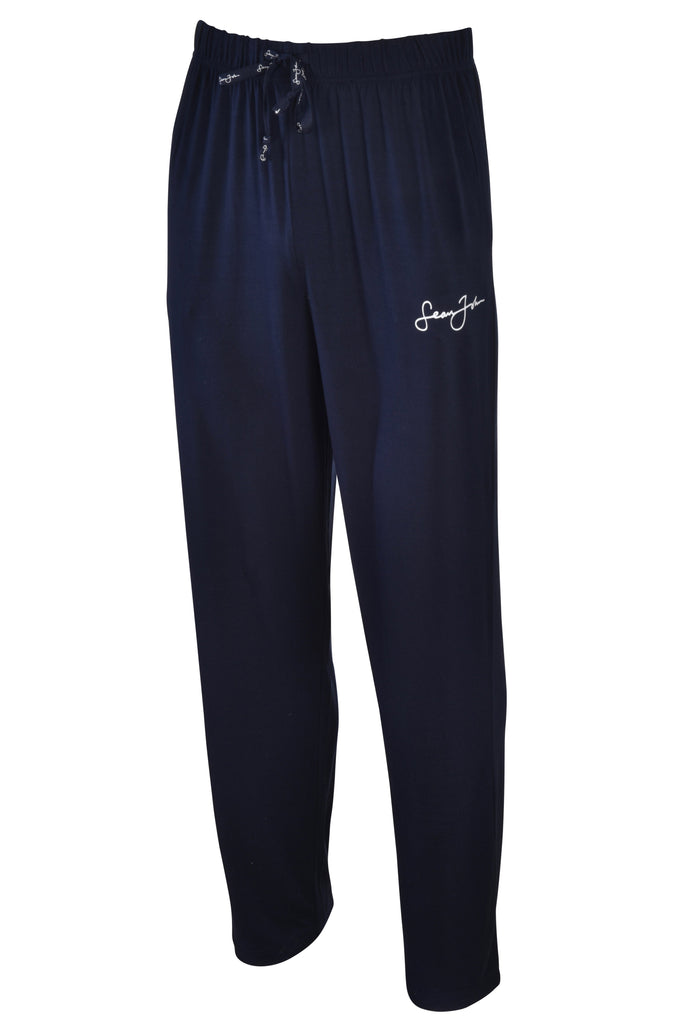 Sean John Mens Lounge Pants - Pockets Jersey Spandex/Polyester Blend Pajamas