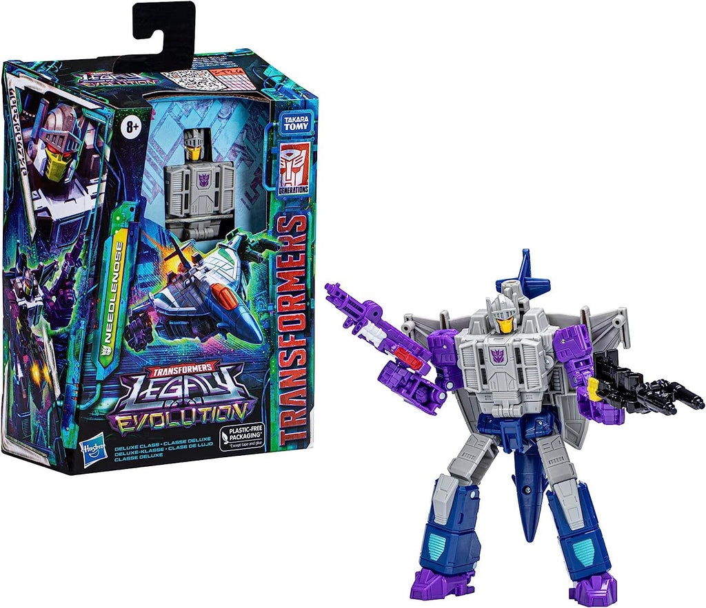 Transformers Toys Legacy Evolution Deluxe Needlenose Toy with 2 Targetmaster Toys, 5.5-inch, Action Figure for Boys and Girls Ages 8 and Up
