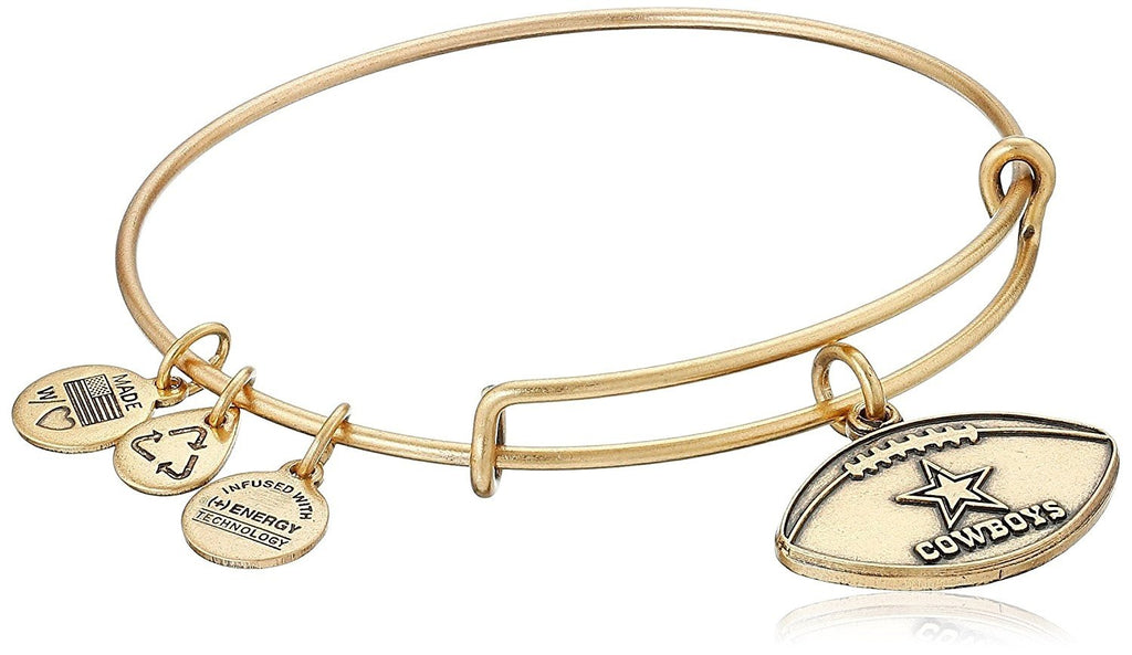 Alex and Ani Dallas Cowboys Football Expandable Bangle Bracelet