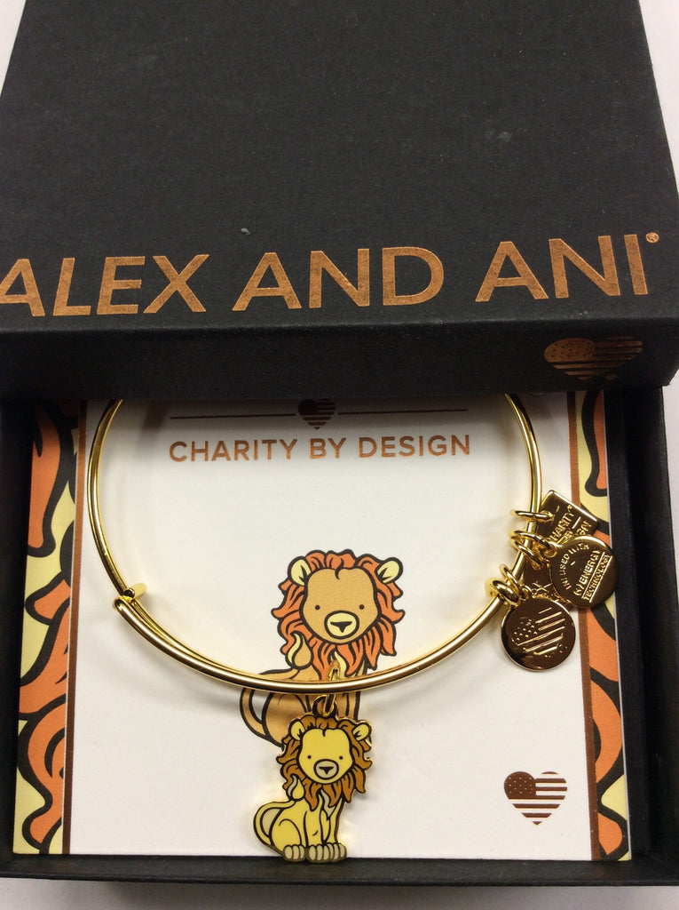 Alex and Ani Womens Charity by Design - Lion Bangle