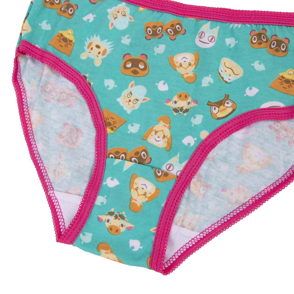 Nintendo Big Animal Crossing Girls Underwear Multipacks