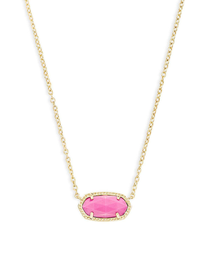 Kendra Scott Womens Elisa Pendant Necklace Gold/Magenta Magnesite One Size