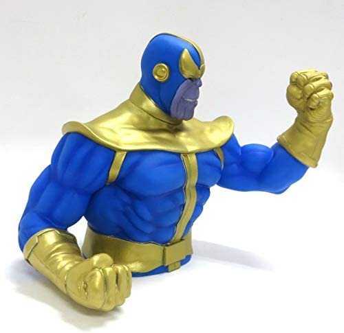 Marvel Thanos PVC Bust Bank,Multi-colored,4"