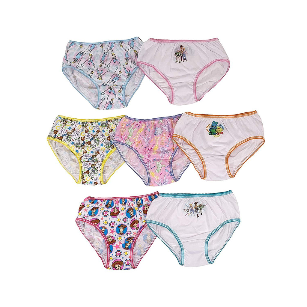 Disney Toy Story 4 Girls 7 Pack Panties