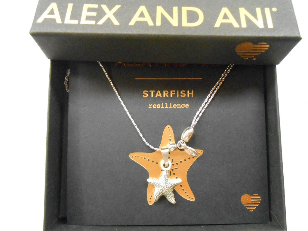 Alex and Ani Womens Seaside Starfish II Expandable Necklace