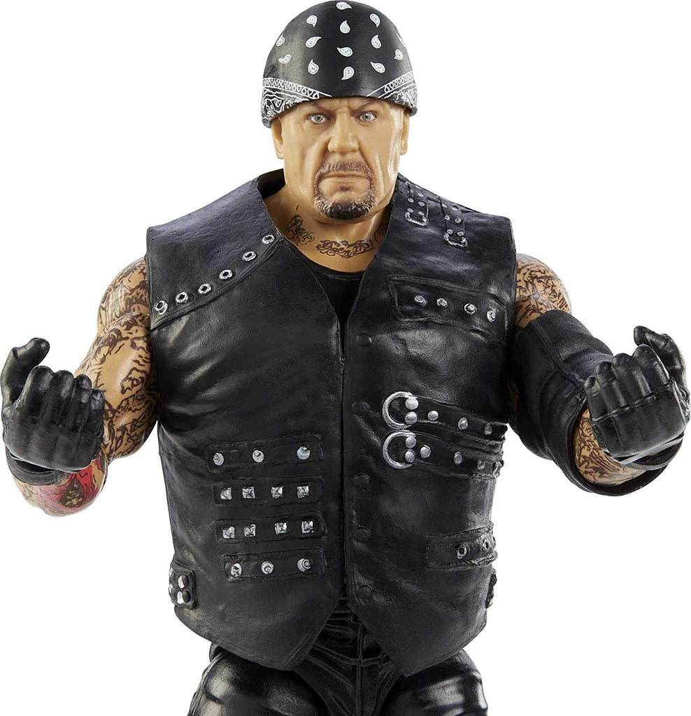 WWE Undertaker Elite Collection Action Figure, 6-in/15.24-cm Posable Collectible Gift for WWE Fans Ages 8 Years Old & Up