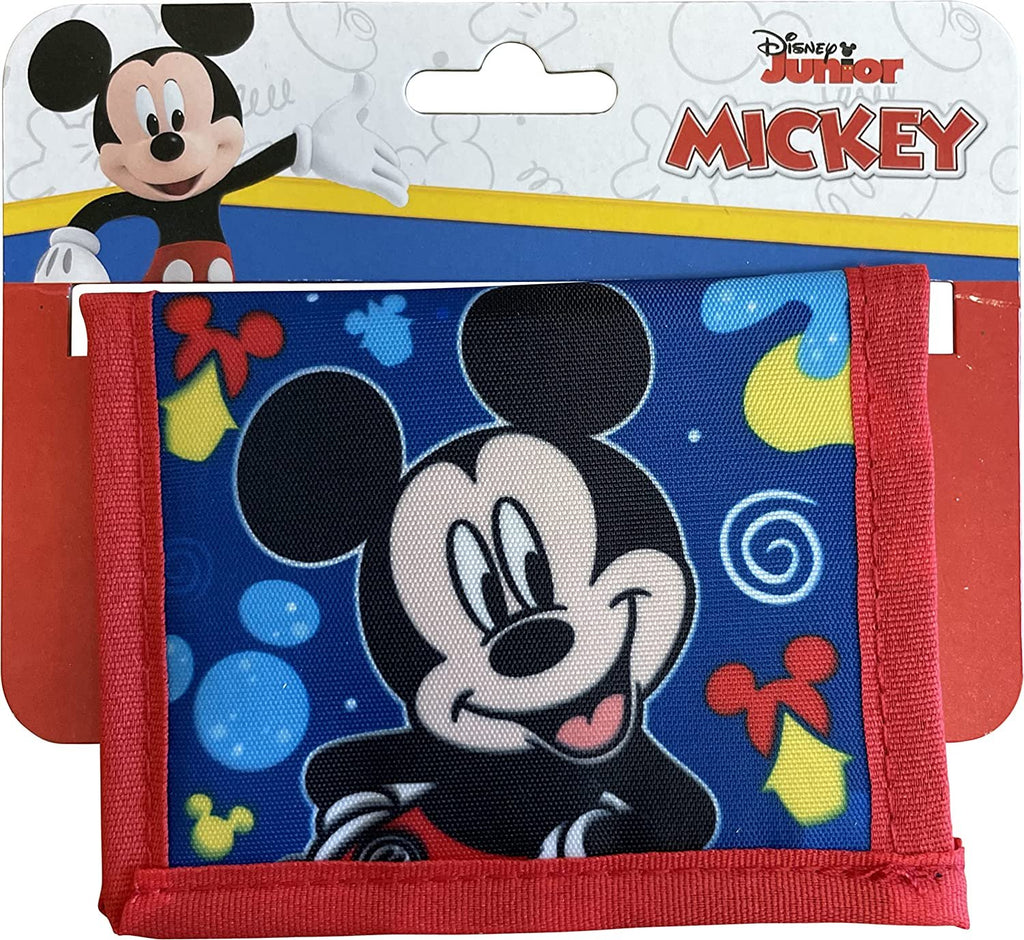 Mickey Mouse Little Boy Bifold Wallet With Zippered Pocket