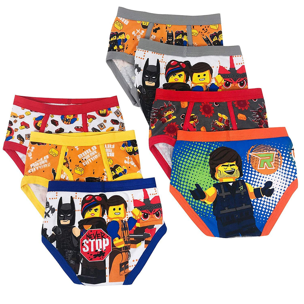 LEGO Boys' Toddler Movie 2 7-Pack Breifs