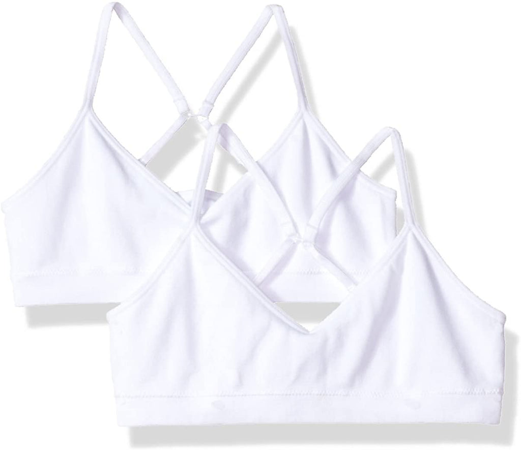 Hanes Big Girl's ComfortFlex Seamless Bralette 2-Pack Bra