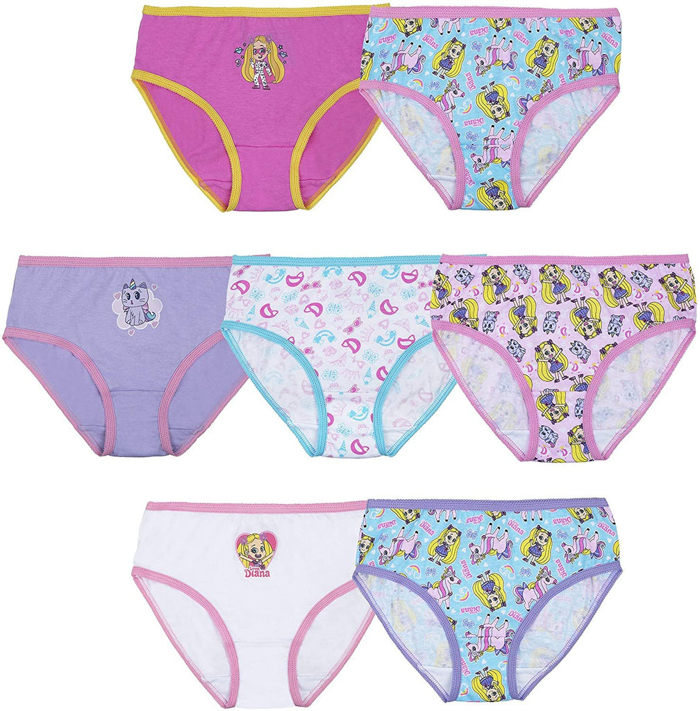 Love Diana Girls' Underwear Multipacks