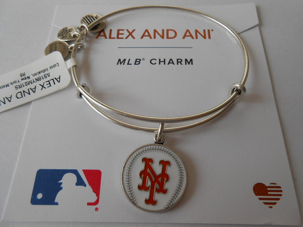 Alex and Ani Color Infusion New York Mets Rafaelian Silver