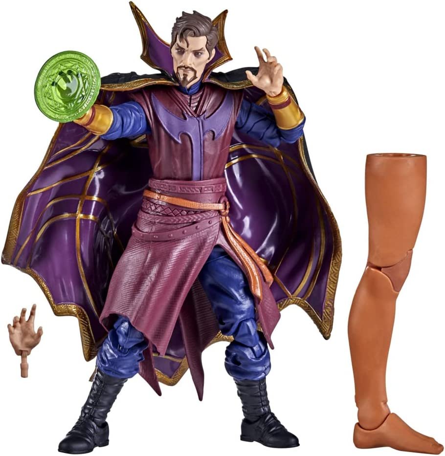 Marvel Legends Series 6-inch Scale Action Figure Toy Doctor Strange Supreme, Premium Design, 1 Figure, 1 Accessory, and Build-a-Figure Part