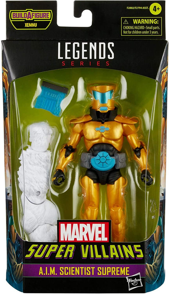 Marvel Hasbro Legends Series 6-inch Collectible Action A.I.M. Scientist Supreme Figure and 1 Accessory and 1 Build-A-Figure Part