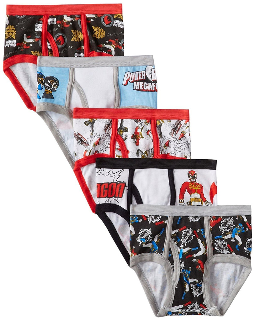 Handcraft Little Boys' Power Rangers  Brief (Pack of 5)