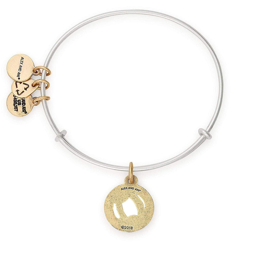 Alex and Ani Womens Initial Q Charm Bangle