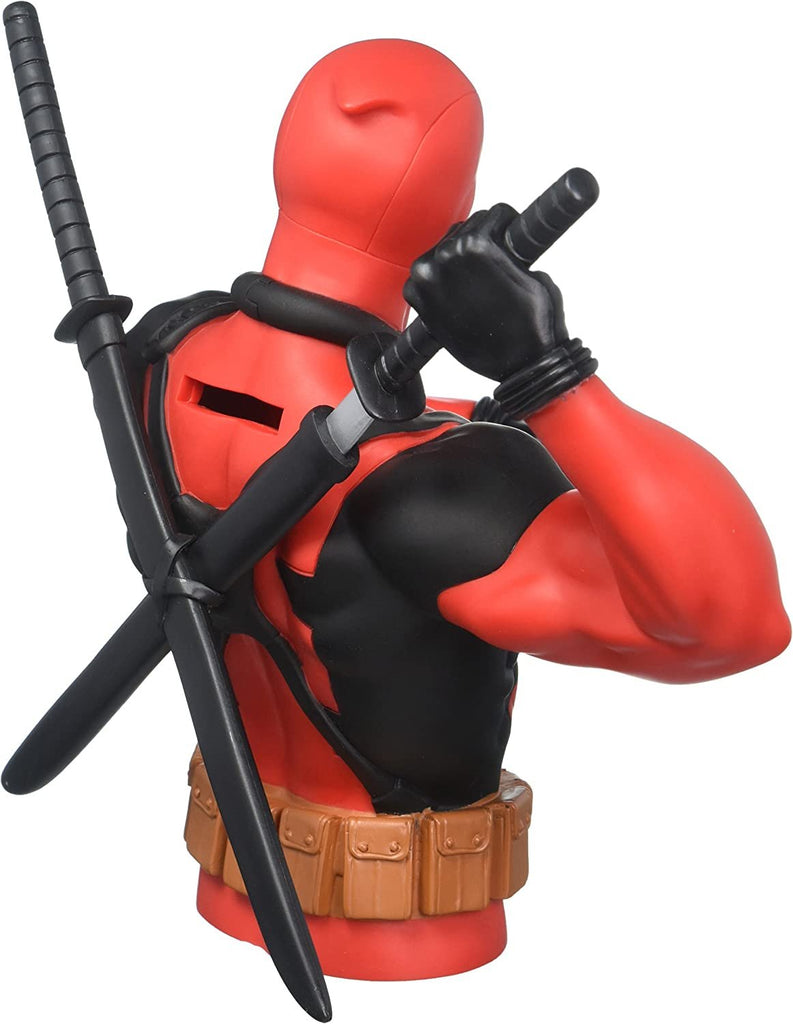 Marvel New Deadpool Bust Bank Action Figure