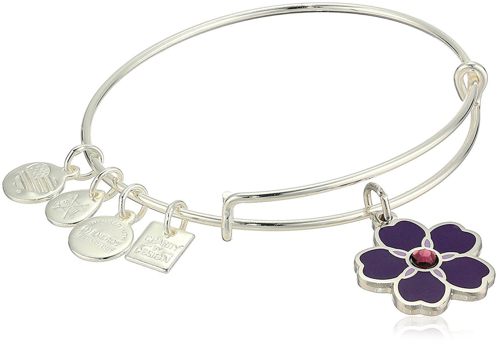 Alex and Ani Womens Charity by Design Forget Me Not Bangle