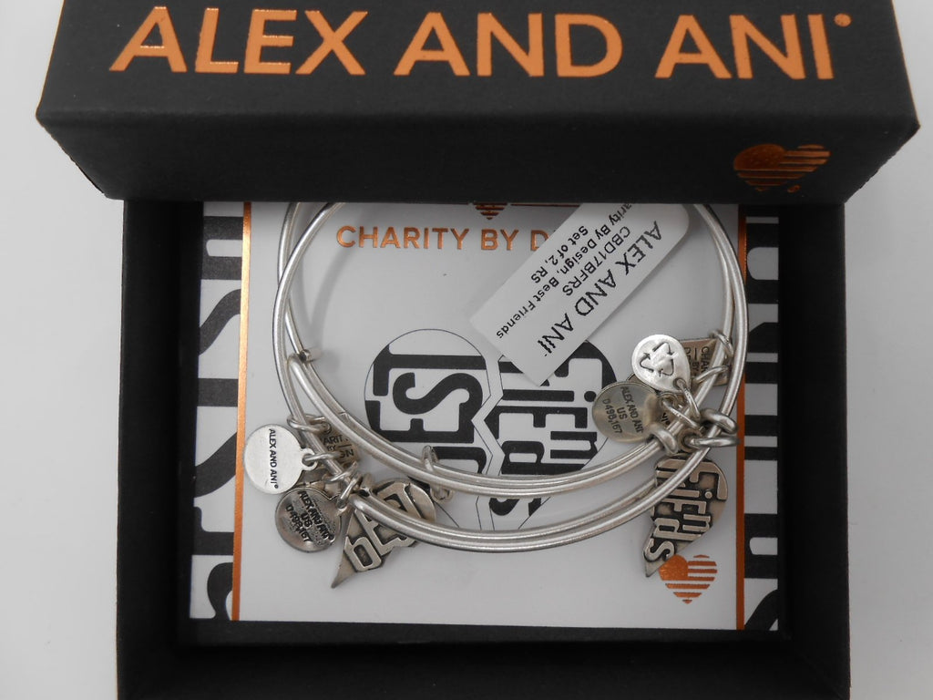 Alex and Ani Charity By Design, Best Friends Set of 2, Expandable