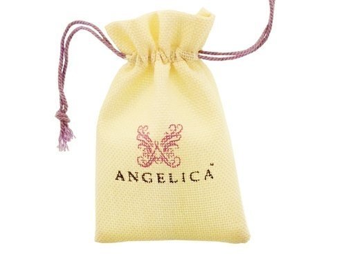 Angelica Collection Pink Brass Heart with Mom and Open Heart Mother Bangle Bracelet