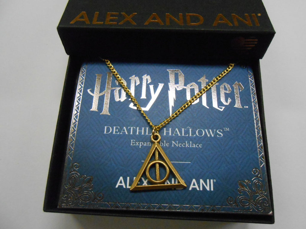 Alex and Ani Womens Harry Potter Deathly Hallows Expandable Necklace