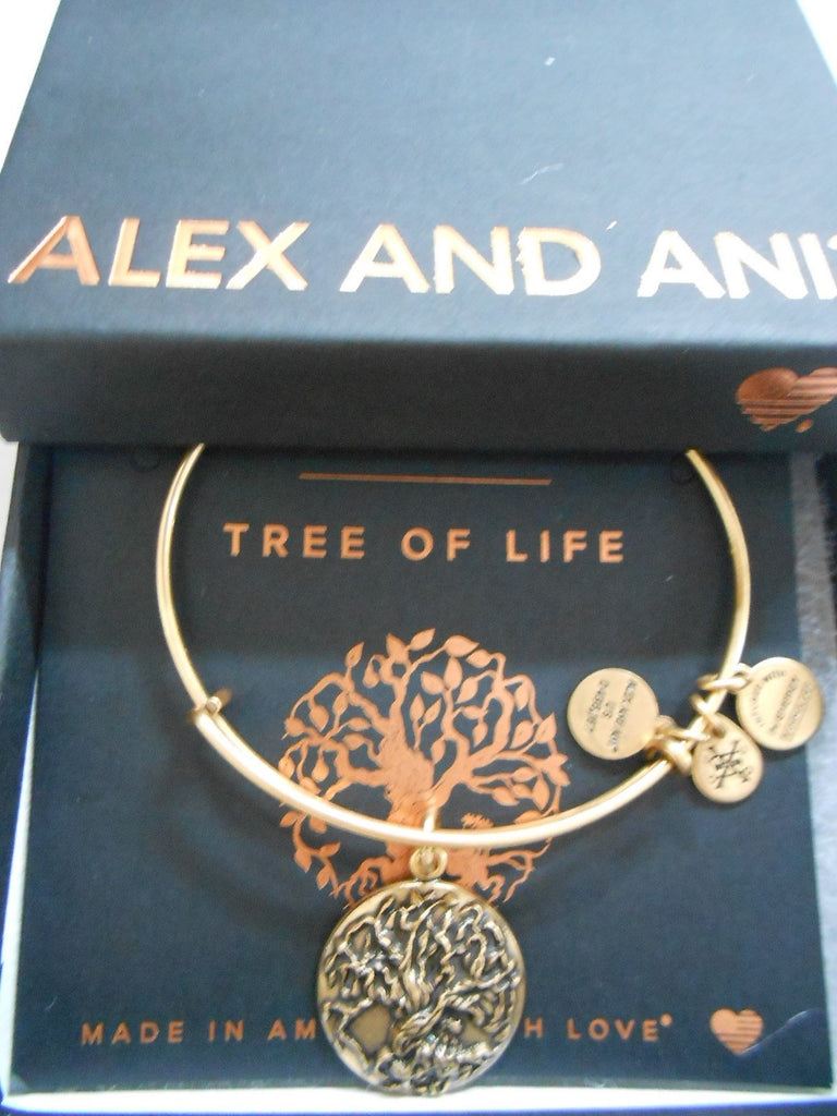 Alex and Ani Tree of Life III Expandable Rafaelian Bangle Bracelet