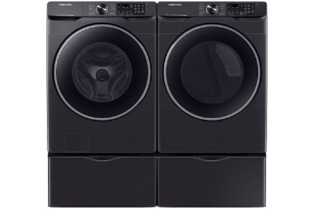 Samsung 5.0 cu. ft. Extra-Large Capacity Smart Front Load Washer and 7.5 cu. ft. Smart GAS Dryer with Steam Sanitize+ WF50A8500AV DVG50A8500V