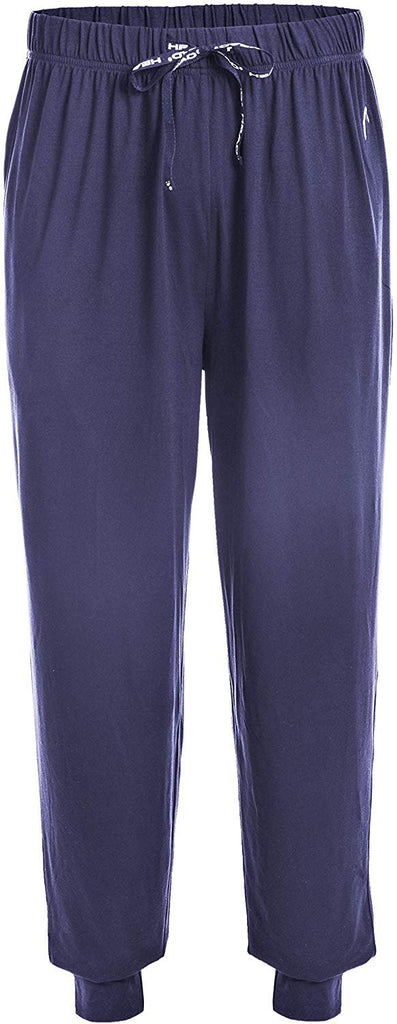 HEAD Mens 2-Pack Joggers - Pockets Super Soft Jersey Spandex/Polyester Blend Pajamas