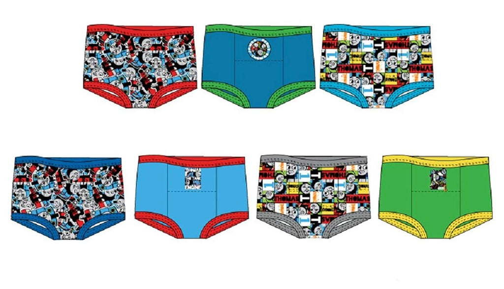 Handcraft Thomas Boys Potty Training Pants Underwear Toddler 7-Pack Size 2T 3T 4T