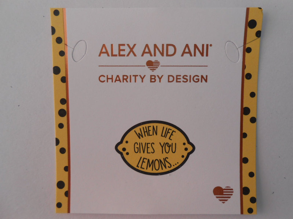 Alex and Ani Womens Charity By Design When Life Gives You Lemons Bangle