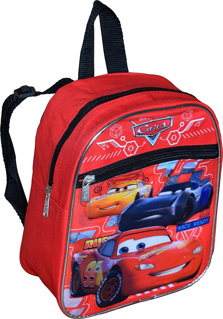 Group Ruz Cars McQueen 10" Mini Backpack with Heat Sealed Artworks