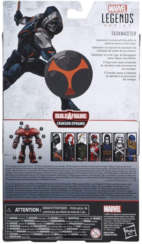 Marvel Hasbro Black Widow Legends Series 6-inch Collectible Taskmaster Action Figure Toy, Premium Design, 5 Accessories, Ages 4 and Up