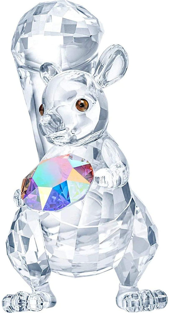 Swarovski Crystal Squirrel Figure White 5.5