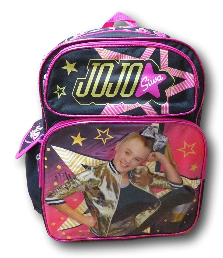 JoJo Siwa Black Deluxe 16" School Bag Backpack