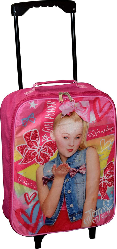 Nickelodeon JoJo Siwa Girl's 15" Collapsible Wheeled Pilot Case - Rolling Luggage