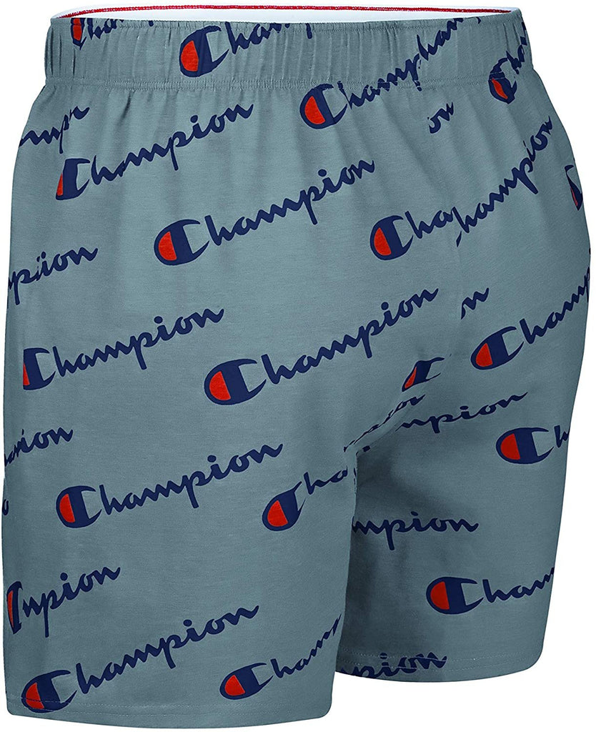 Champion Men's C Script Knit Boxer