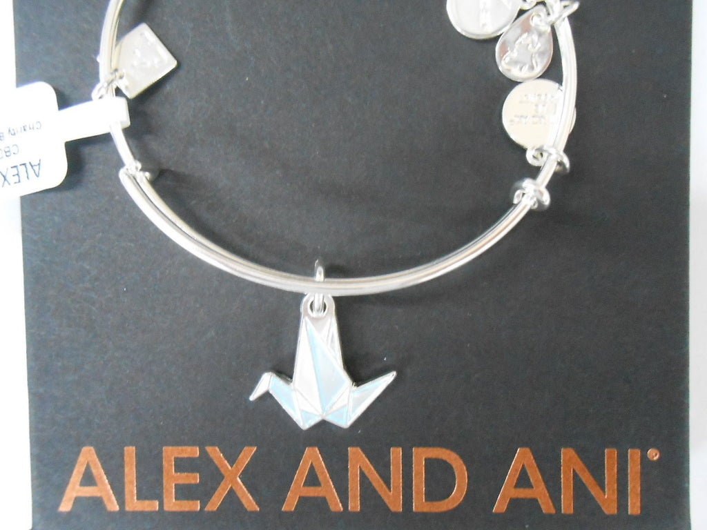 Alex and Ani Charity by Design, Paper Crane EWB Bangle Bracelet