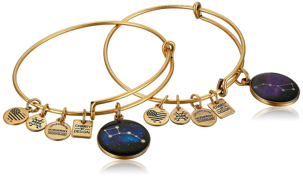 Alex and Ani Big and Little Dipper Expandable Rafaelian Bangle Bracelet