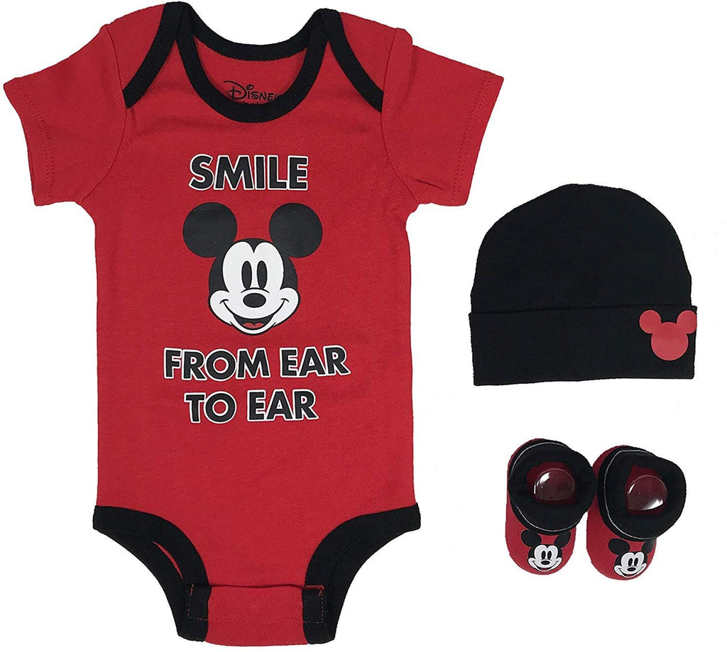 Disney Baby Girl's Minnie Mouse 3-pc Set in Gift Box Baby Costume