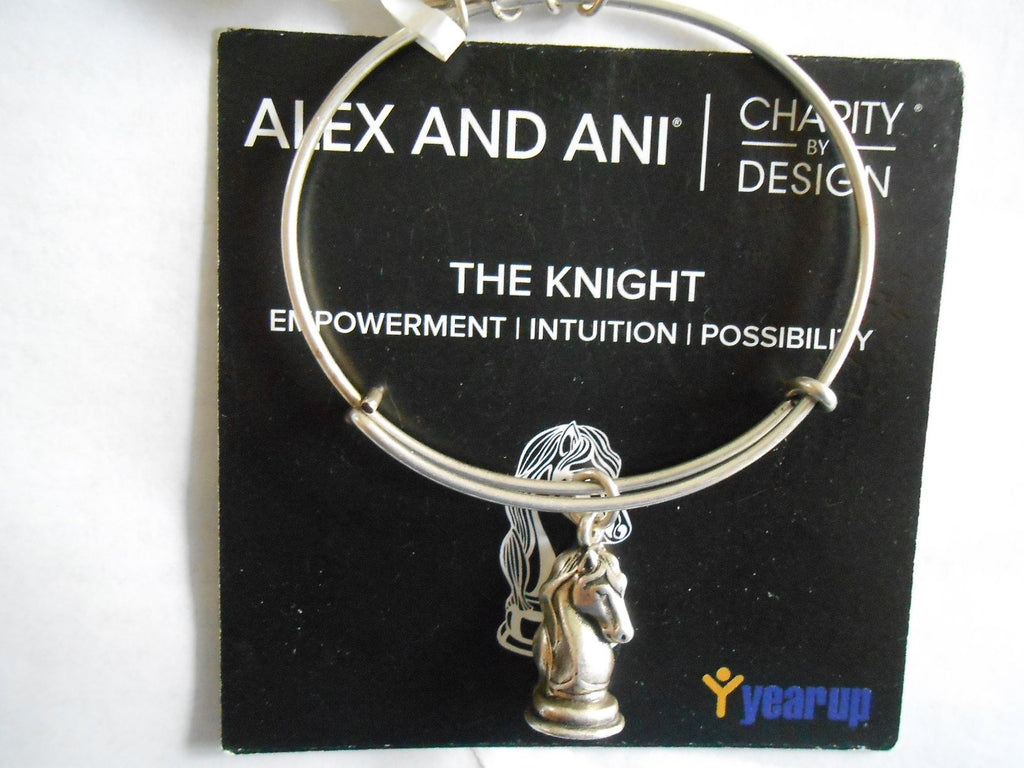 Alex and Ani The Knight Expandable Rafaelian Bangle Bracelet