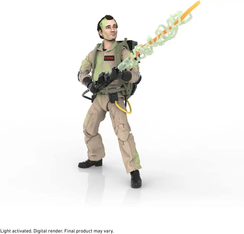 Ghostbusters Plasma Series Glow-in-The-Dark Peter Venkman Toy 15-cm-Scale Collectible Classic 1984 Ghostbusters Figure, Kids Ages 4 and Up, Multicolor, F4848