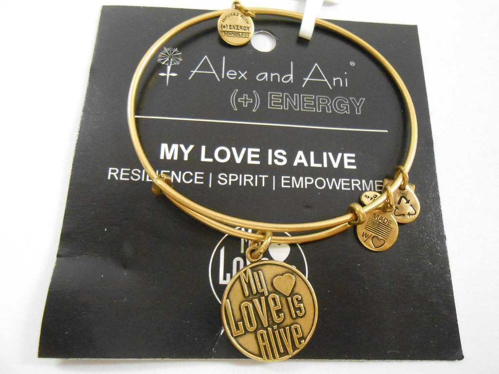 Alex and Ani Charity by Design My Love is Alive Bangle Bracelet